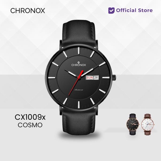 Jam Tangan Pria Chronox CX1009 Cosmo Full Hitam Termurah