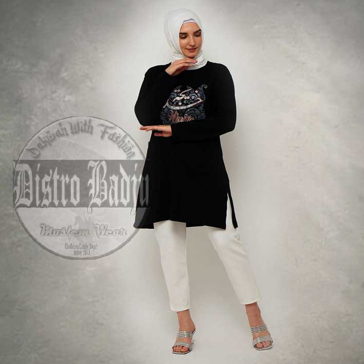 Tunik Kaos Wanita Muslim Khodijah