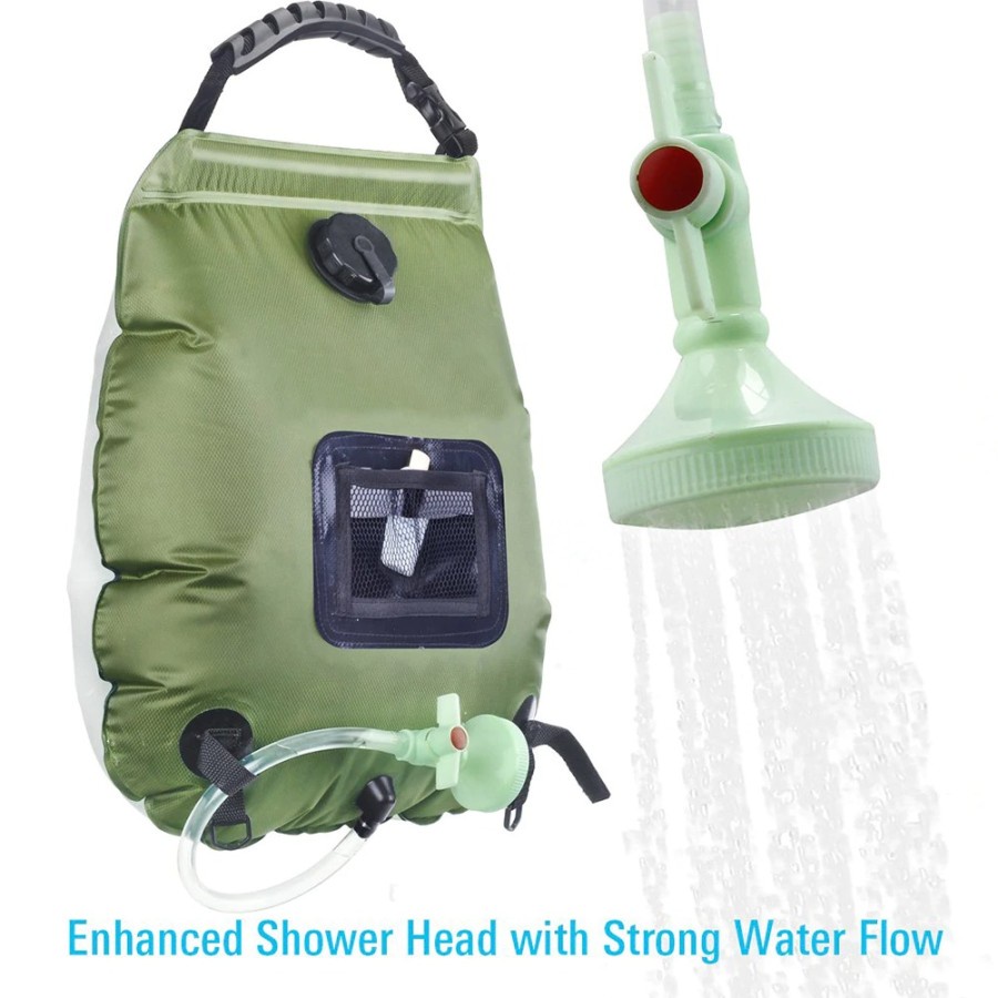 Kantong Air Shower Portable Camping Water Storage 20 Liter - SG-01 - Green