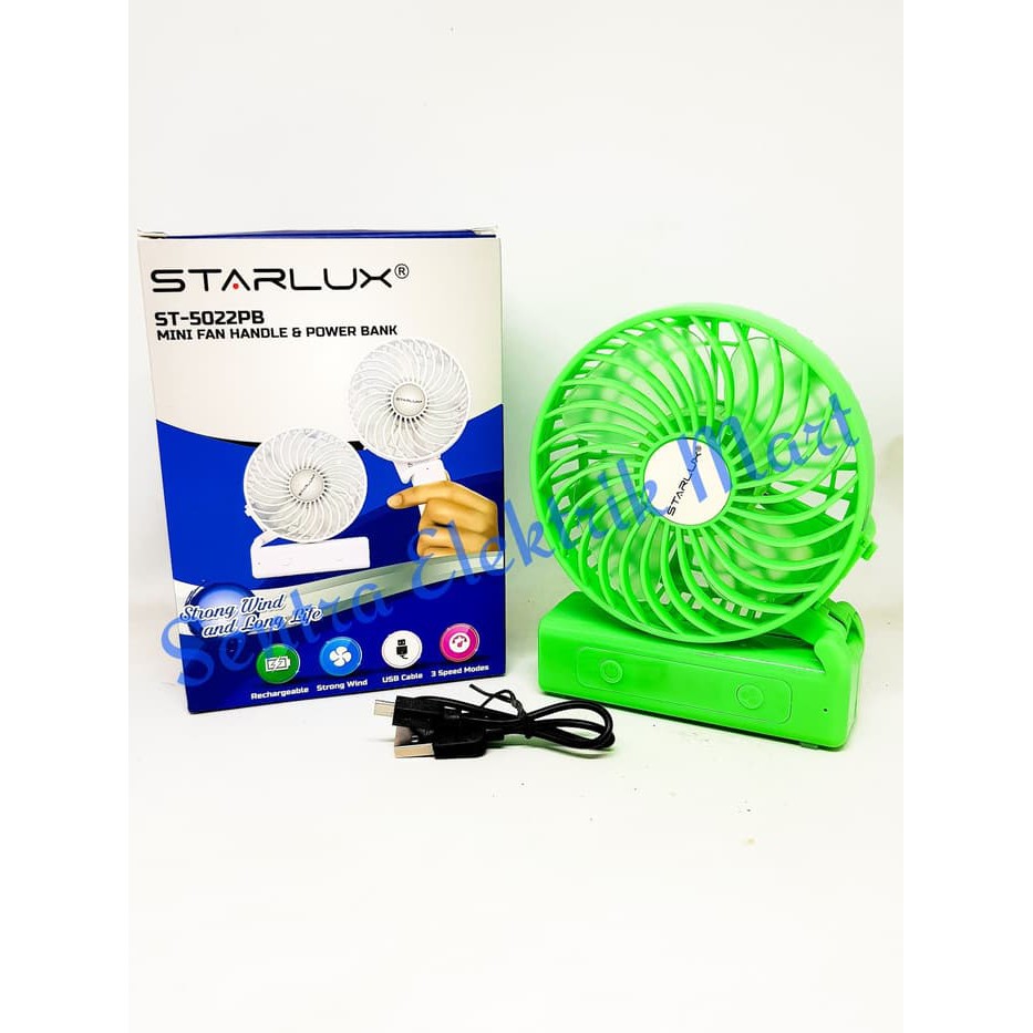 Kipas angin / Mini fan portable gagang lipat Starlux ST-5022