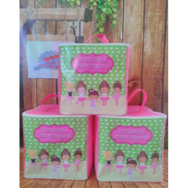 

Tas kubus / souvenir ultah / tas ulang tahun / tas ultah / tas promosi / tas undangan nikah