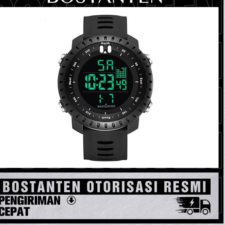 Produk Spesial BOSTANTEN Jam Tangan Pria 2082 Jam Tangan Digital Tahan Air