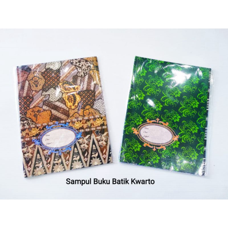 

Sampul Buku Batik Kwarto/Isi 20lembar motif random