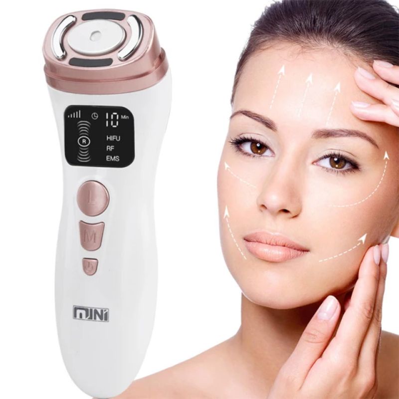 NEWGEN MINI HIFU 3 MODE RF EMS HIFU ANTI AGING LIFTING UP FACE TIRUS