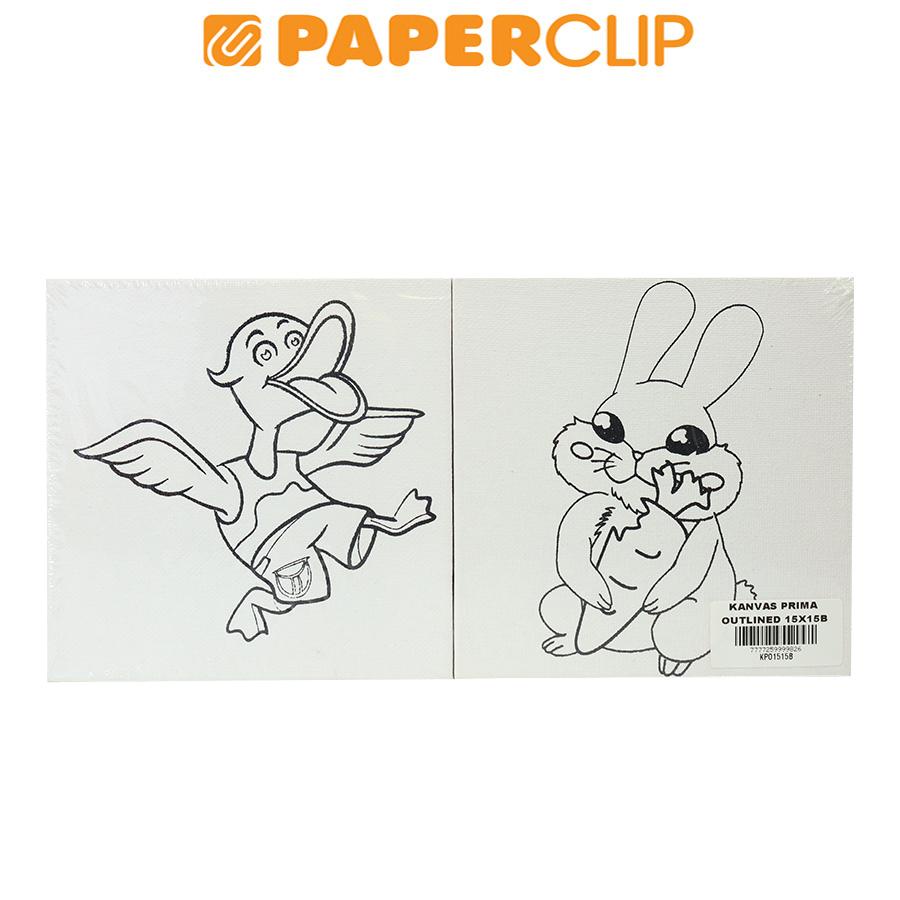 

CANVAS PRIMA OUTLINE 15 X 15 CM B VALUE PACK (4 PCS)