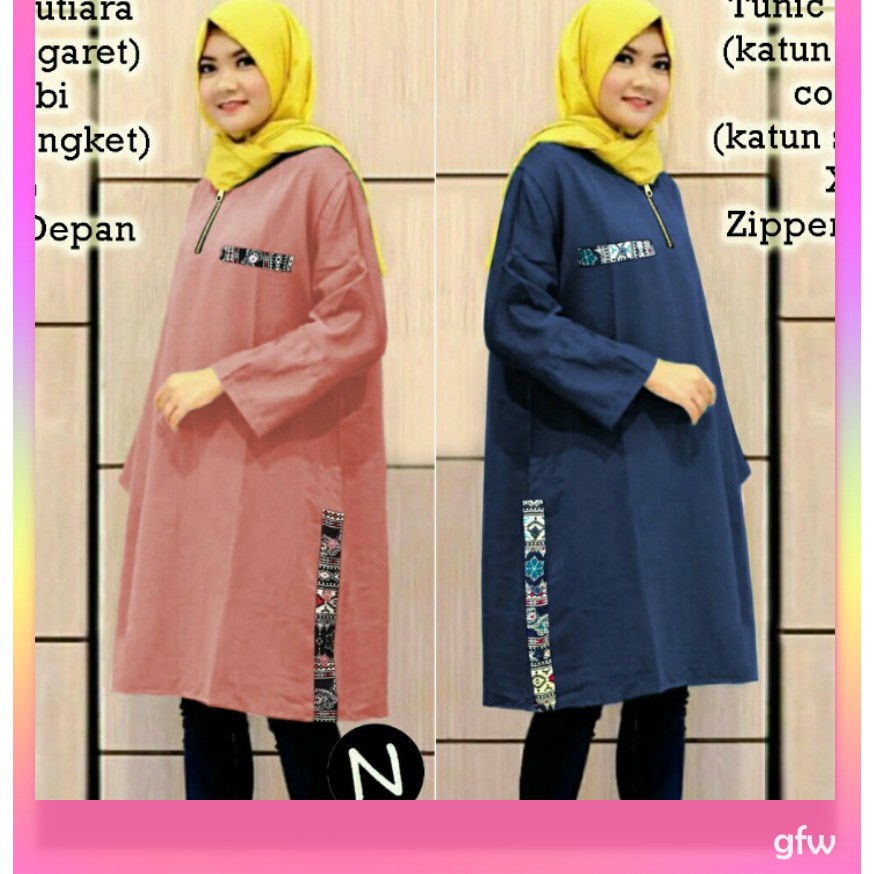  Tunik Mutiara XL FREEBONUS GFW6176 BisaCOD TunikMuslim 