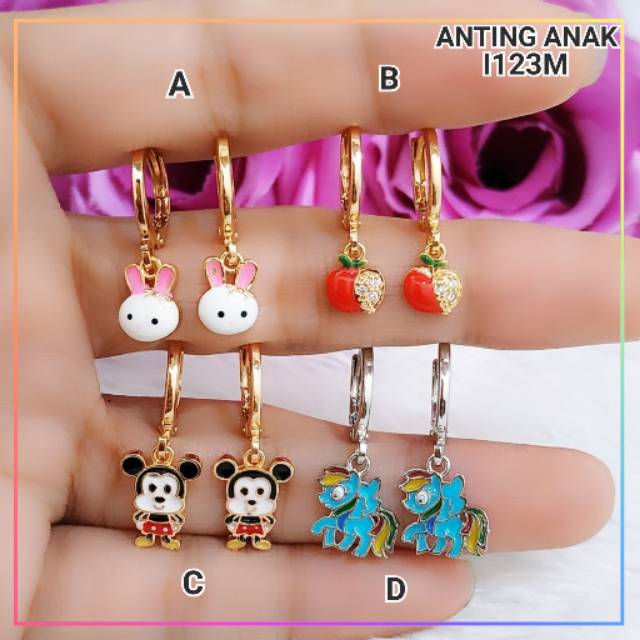 Anting xuping anting anak karakter lapis emas gold I123M