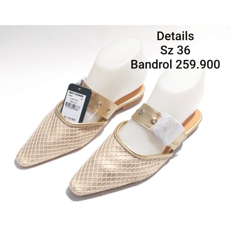 sandal wanita slop sandal mules sandal brand matahari details