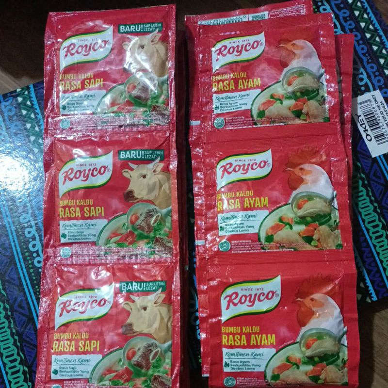 

Royco bumbu kaldu(1 renceng isi 12 pcs)