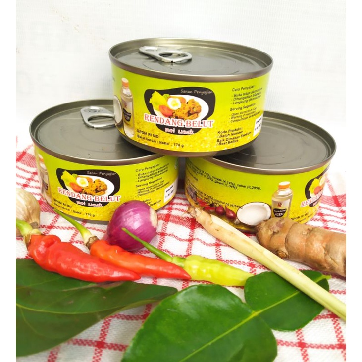 

Emafood Rendang belut duri lunak 170 gram