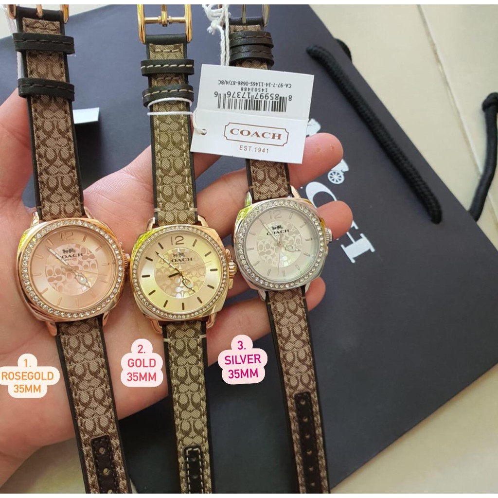 JAM TANGAN COACH PERMATA ORI BM