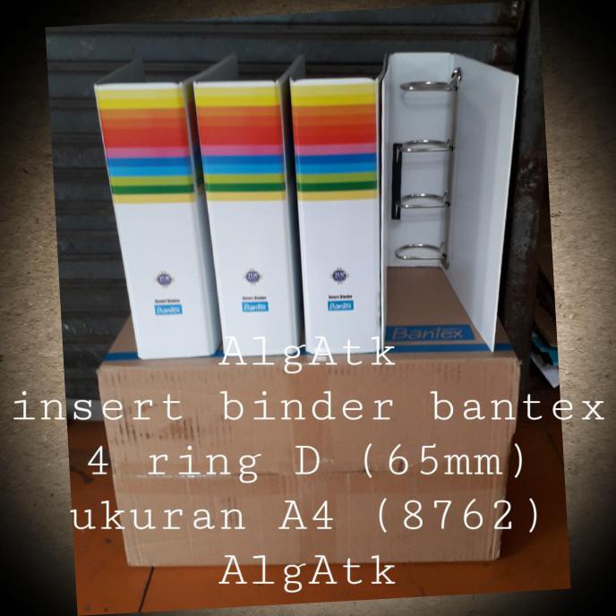 

CUCI GUDANG insert ring binder bantex 4 ring D 65mm ukuran A4
