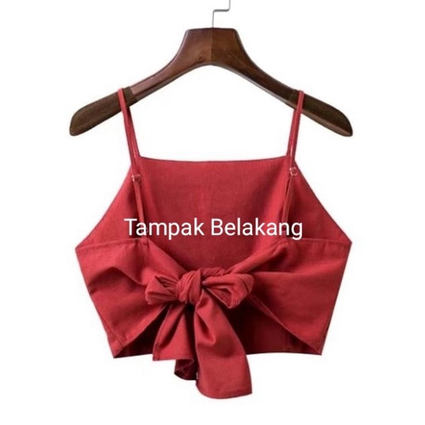 Tangtop crop hijab | Vest Black | tanktop hijab
