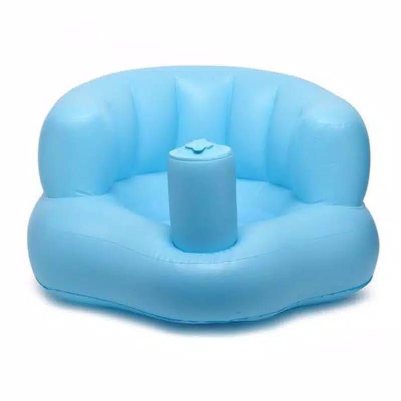 Sofa Bebek Bayi Anak Angin Bahan PVC Ada Musik Baby Duduk diam Makan