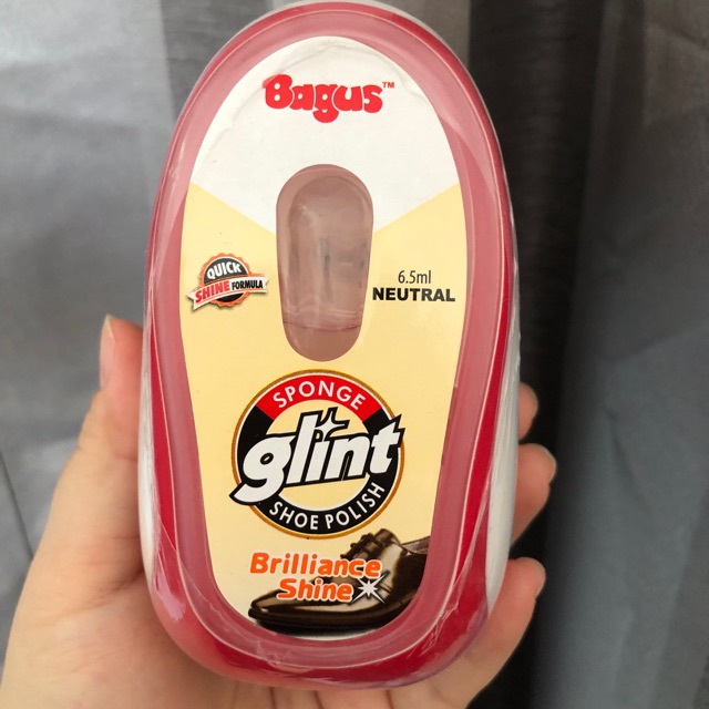 Semir sepatu Glint sponge shoe polish