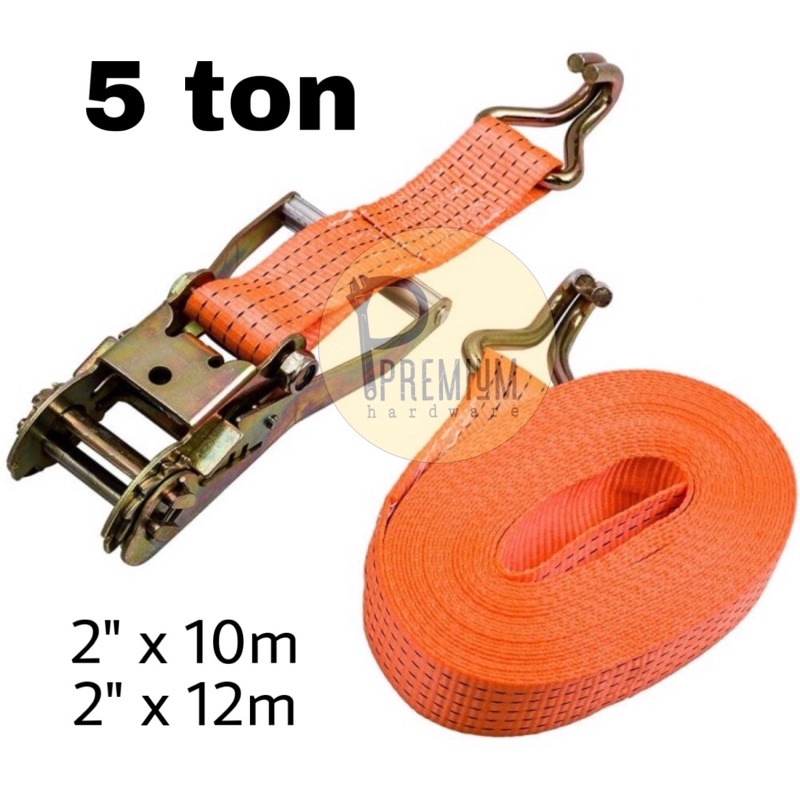RACHET TIE DOWN 2"X12M X 5 TON TALI KREK CARGO LASHINGS
