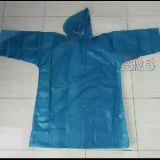 Jas hujas emergenci bahan plastik model ponco