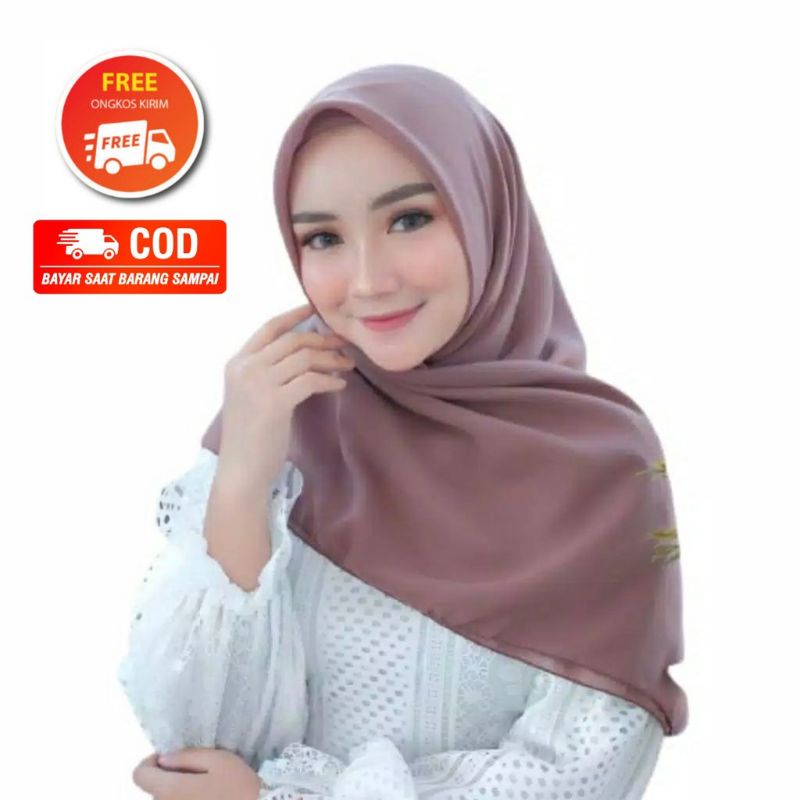 Hijab segiempat Bella Square | Bella square Polycotton | daily bella square