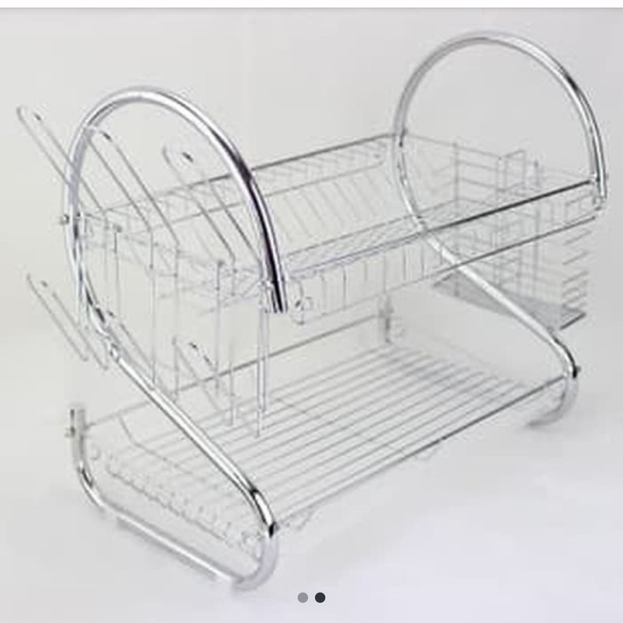 Rak Piring Sinda Susun 2Layer Dish Drainer stainless new brand