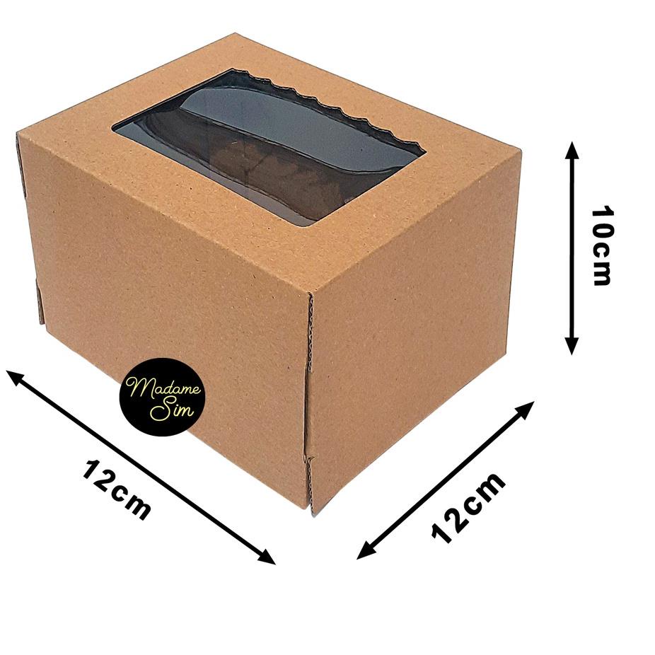 

Miliki - KOTAK KUE - CAKE BOX 12 x 12 x 10 CM - MS-08 ISI 10 PCS 시