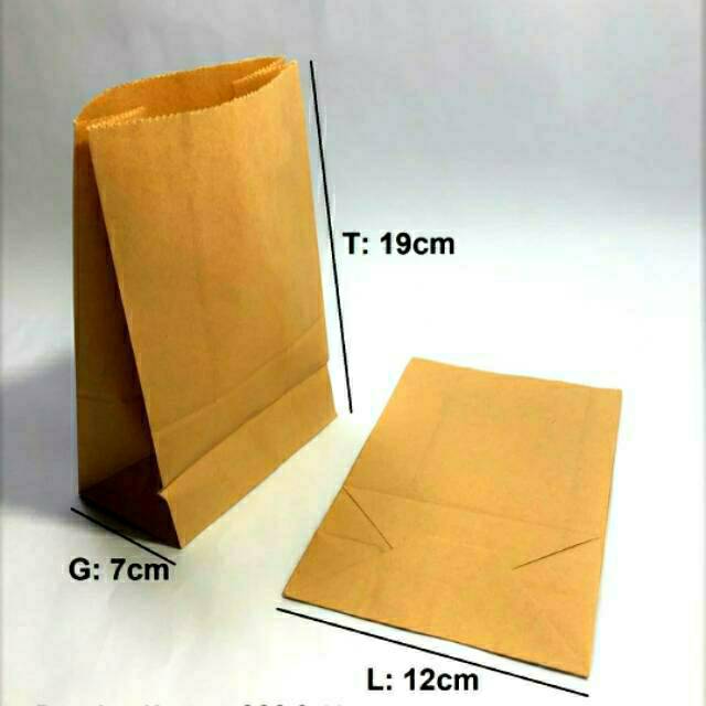 

Paper Bag SOS kantong kertas warna coklat ( M ) (100pcs)