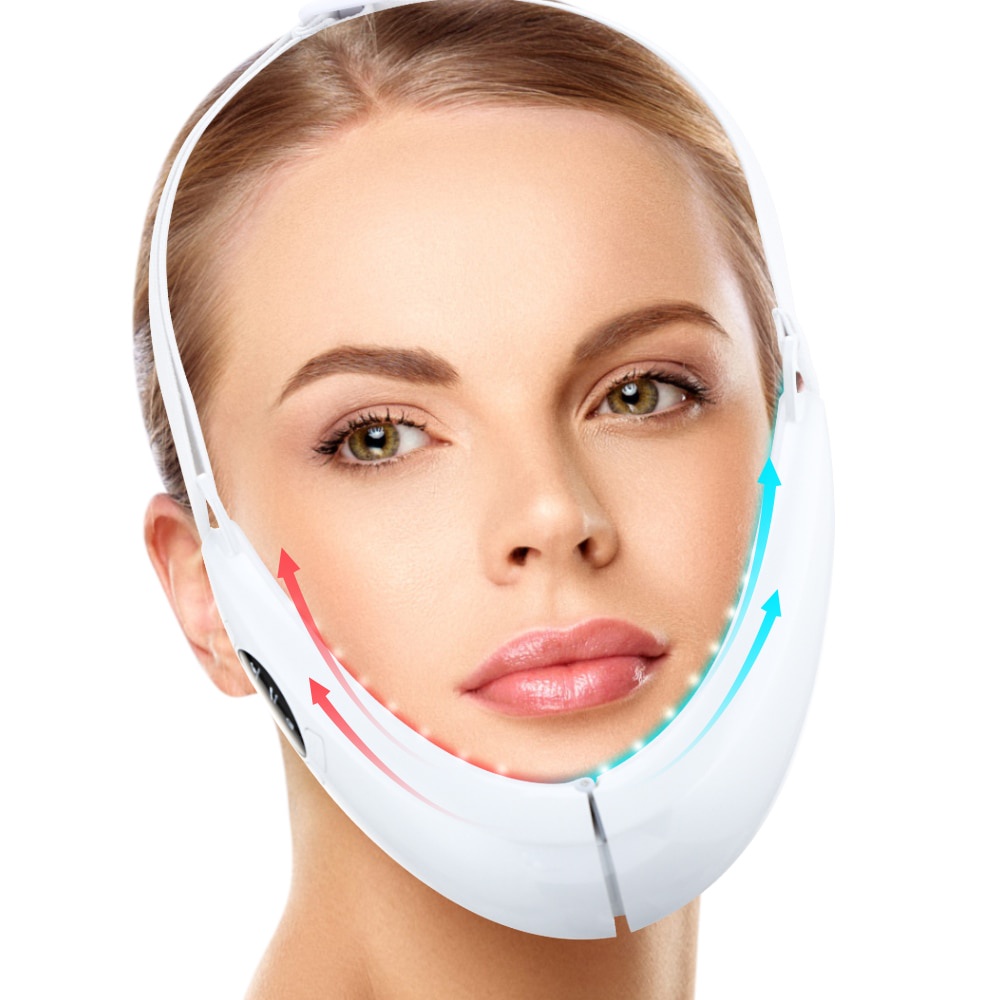 PREORDER EMS Facial Lifting Device LED Photon Therapy Face Slimming Vibration Massager