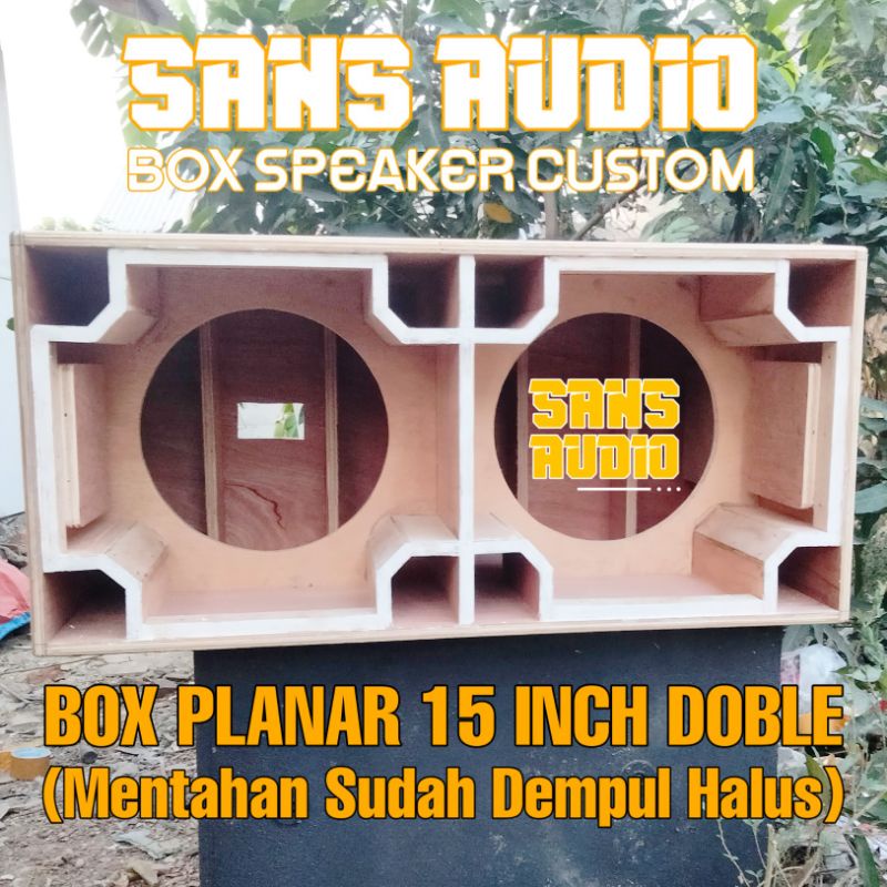 Box speaker planar 15 inch doble
