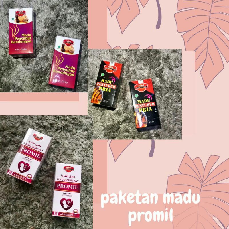 [COD] - Paketan Madu Promil [Madu Kesuburan Kandungan /  Madu Kesuburan Pria / Madu Promil]