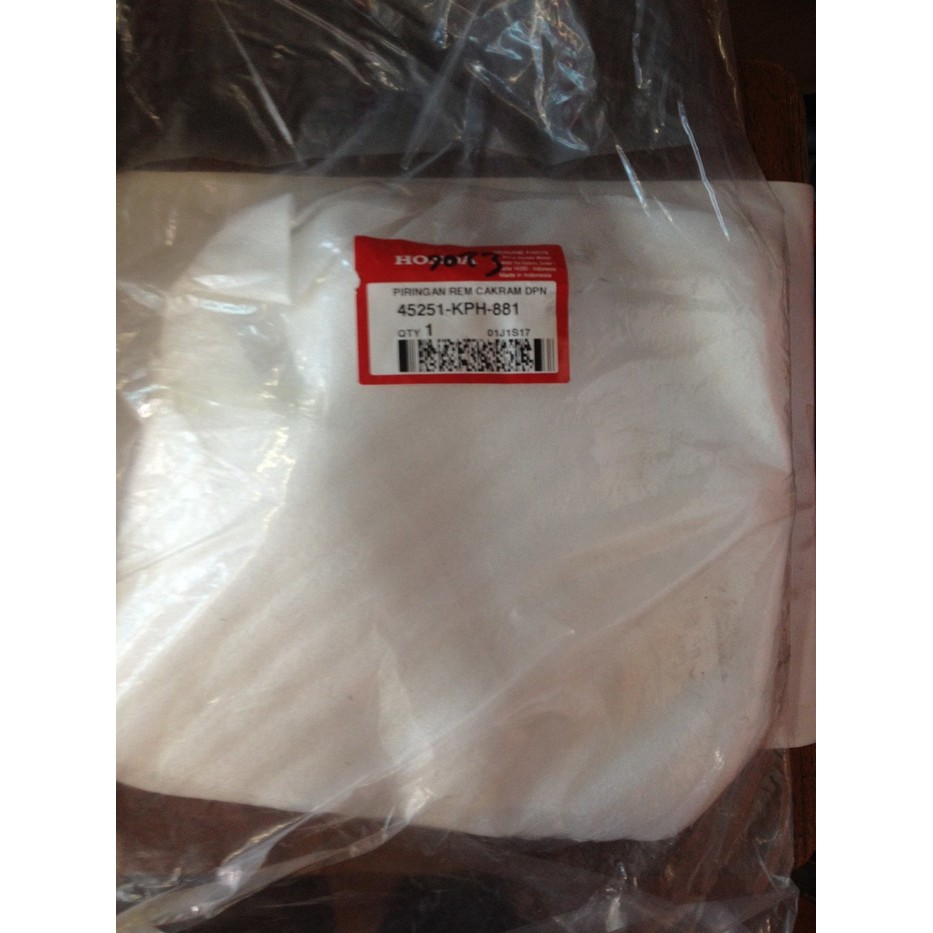 Piringan Rem Cakram Depan Karisma Supra X125 45251-KPH-881 Ori AHM