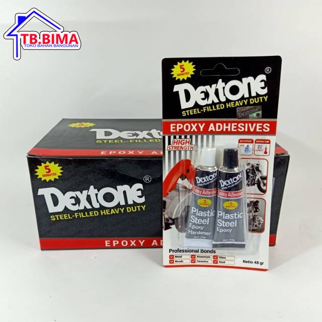 

LEM BESI DEXTONE 5 MENIT EPOKSI 48 Gram / INSTANT GLUE/ LEM KOREA