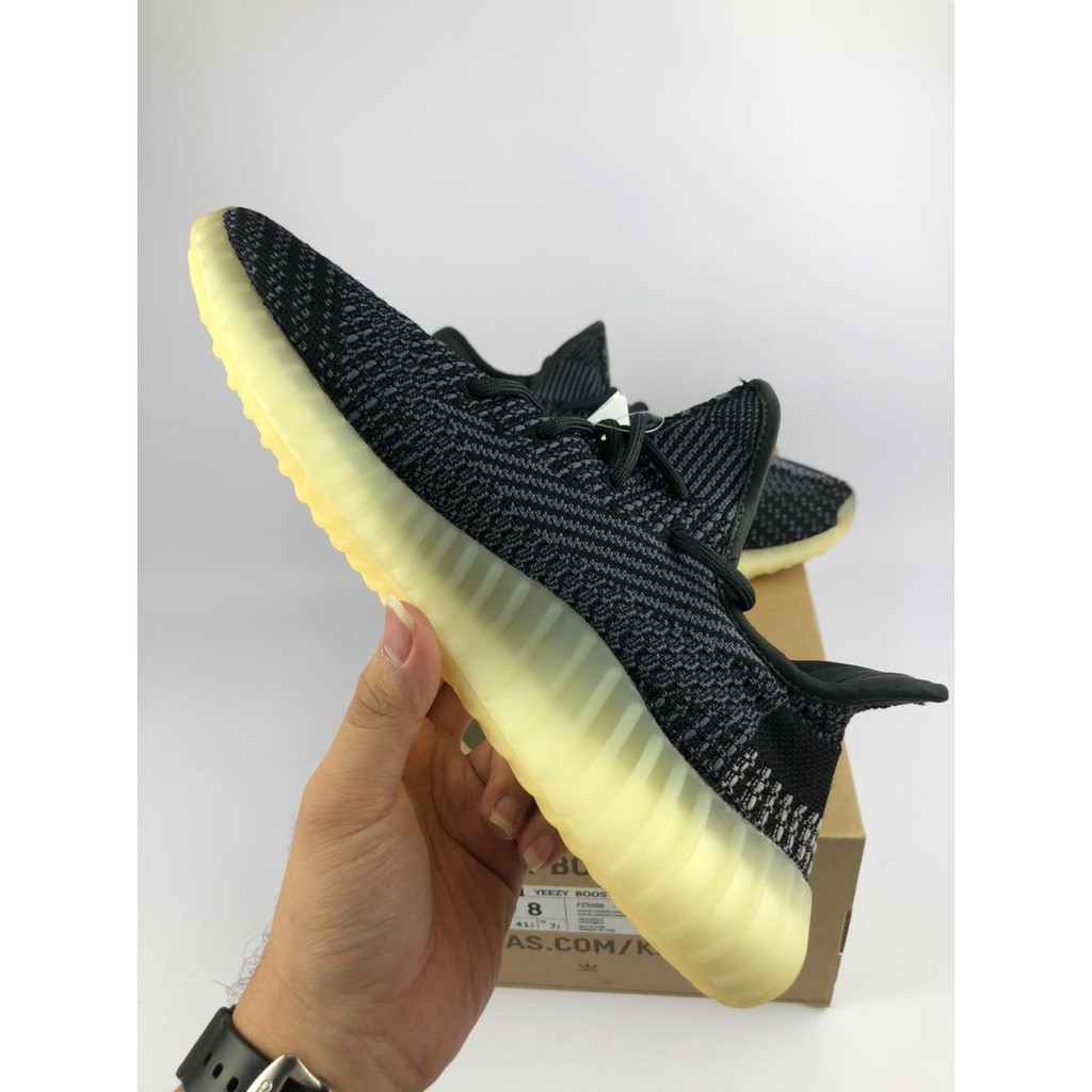 Yezzy 350 V2 Asriel/Carbon Pk, 100% Guaranteed Real Pic. Made in China.