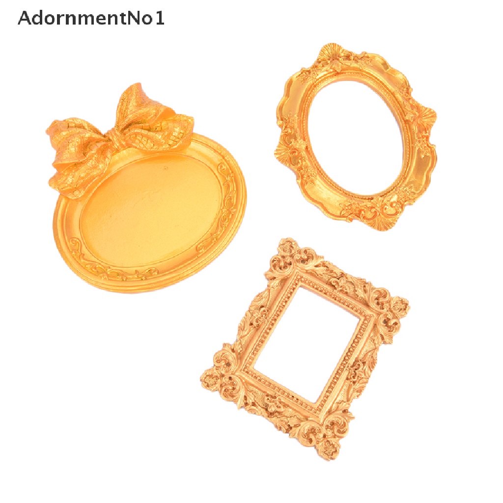 (AdornmentNo1) Frame Foto Bahan Metal Gaya Retro Untuk Display Nail Art