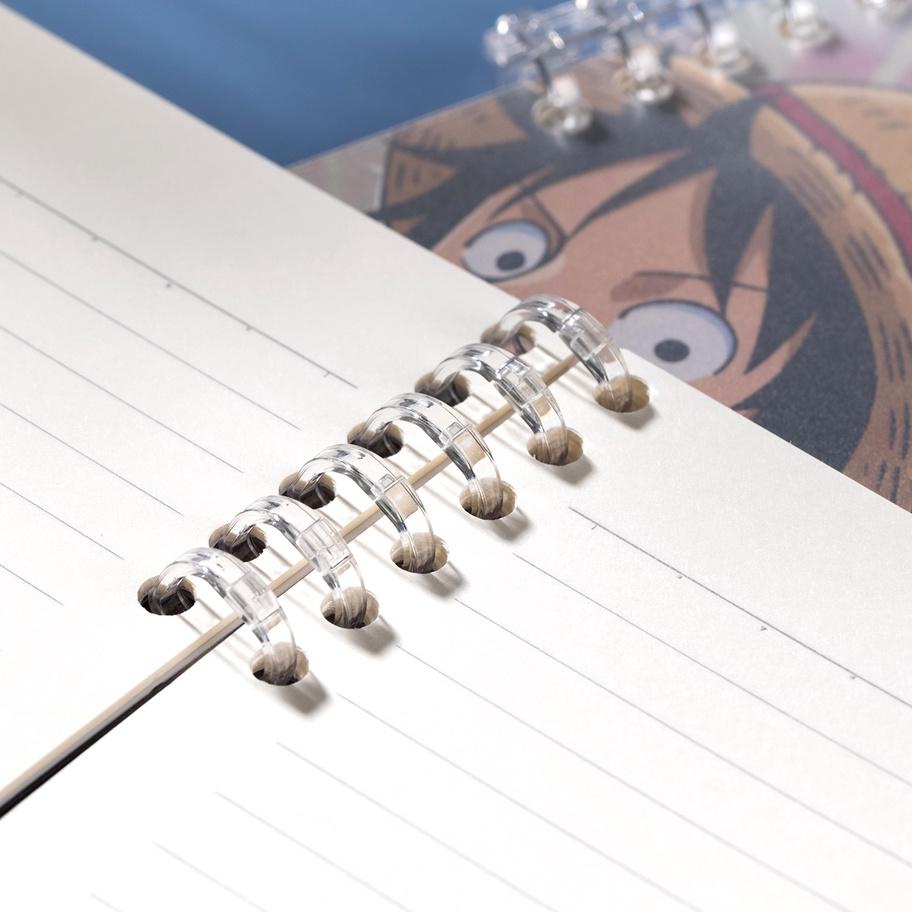 

Recommended ✪ Deli Loose-Leaf Notebook / Binder Buku Catatan Kartun One Piece Dapat di Refill Cover Plastik Tebal A5 B5 EN009 EN010#