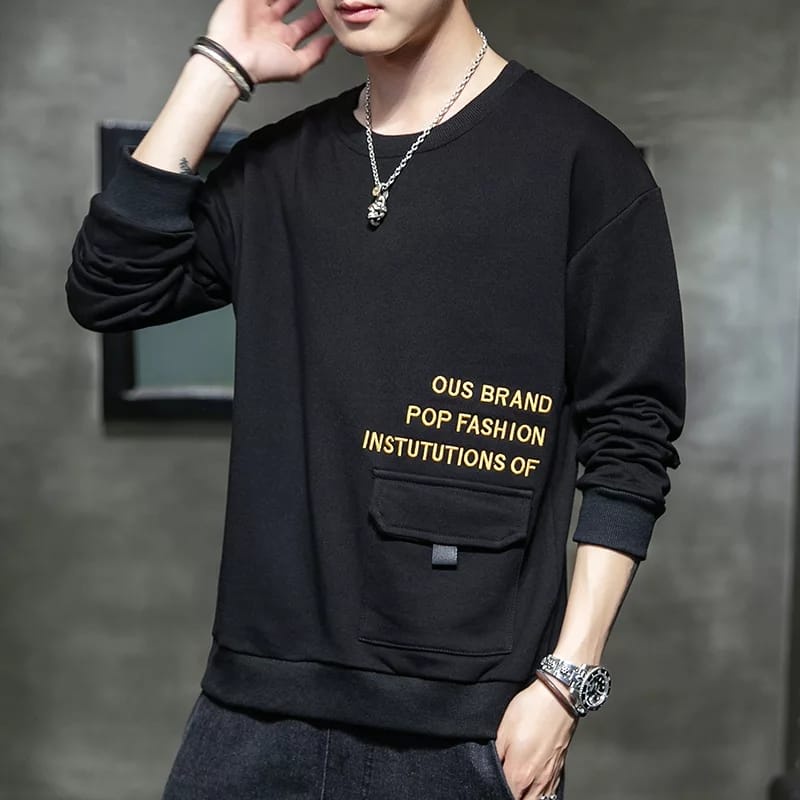 KIYOWO-Baju Sweater Marco Pria Lengan Panjang