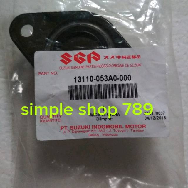 Intake karet manipol Suzuki thunder 125 original
