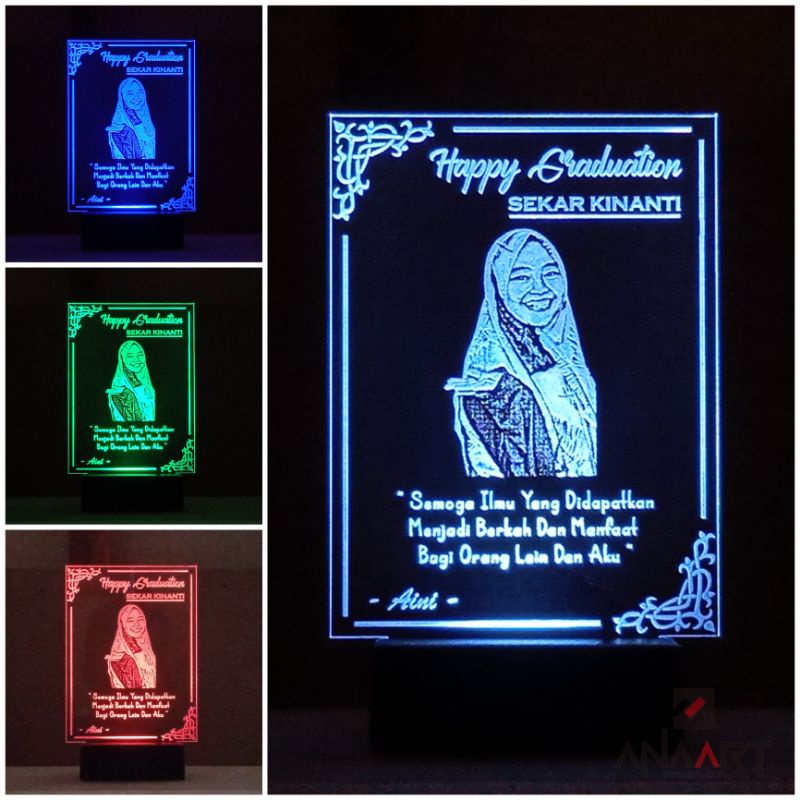 LAMPU AKRILIK/CUSTOM FOTO