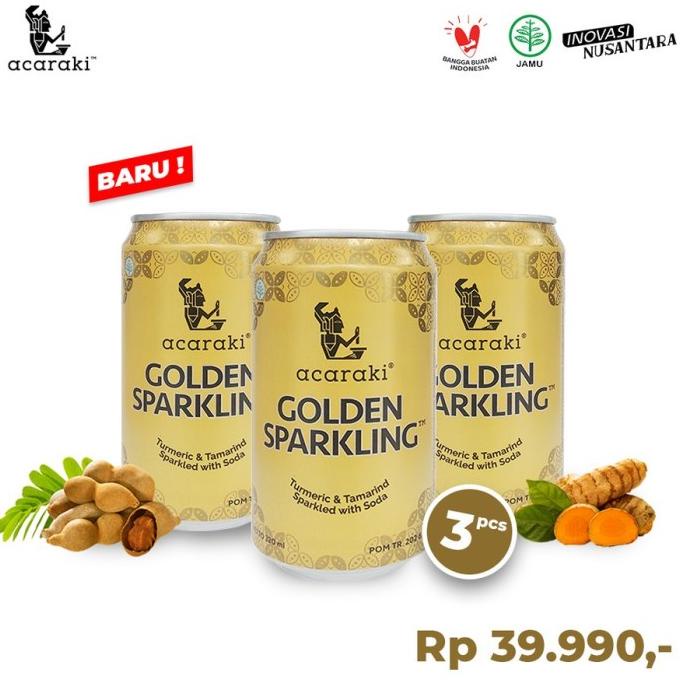 

TERBARU Paket Acaraki Golden Sparkling isi 3pcs 320ml - Kunyit Asem with Soda/MINUMAN COLLAGEN/MINUMAN YOYIC/MINUMAN DIET/MINUMAN PEMUTIH BADAN/MINUMAN KOREA/MINUMAN KEMASAN/MINUMAN KALENG/MINUMAN KOTAK/MINUMAN SEHAT HERBAL/MINUMAN SEHAT UNTUK