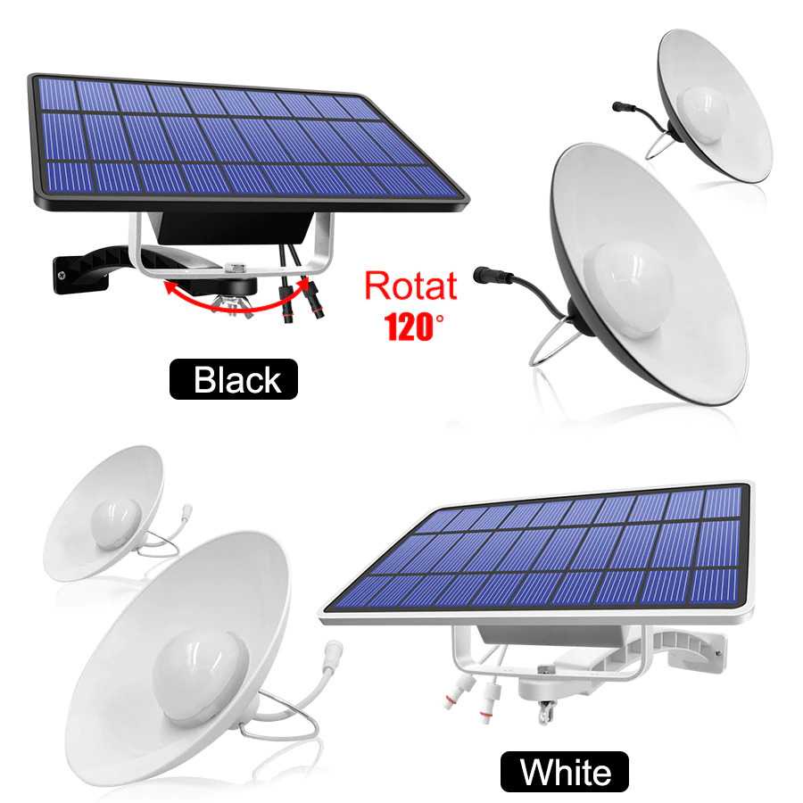 TaffLED Lampu LED Solar Panel Waterproof Two Light - 191006ZK