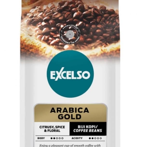 

Kopi-Biji- Kopi Excelso Arabica Gold Biji -Biji-Kopi 750 Minuman-Makanan-Minuman