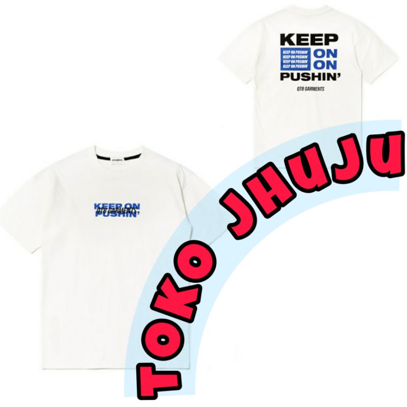 Baju T shirt Enhypen Sunghoon Style Keep On Pushin SABLON DEPAN BELAKANG