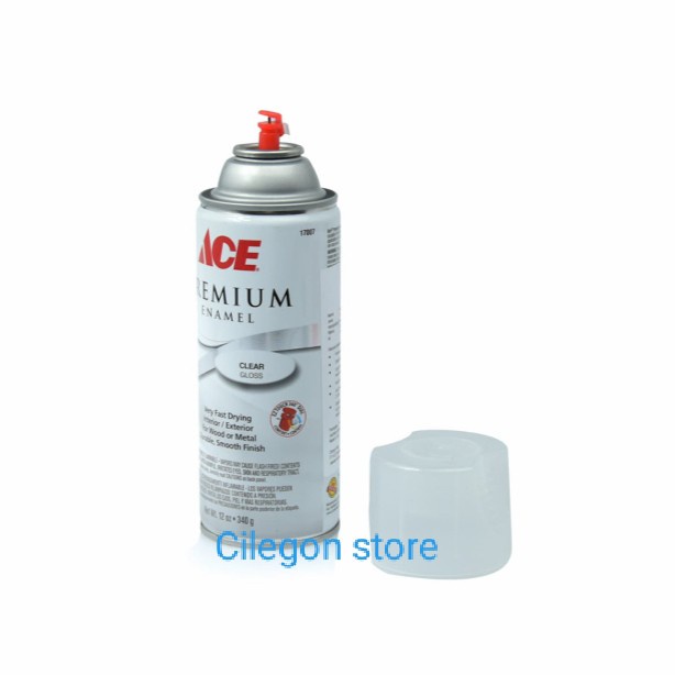 Ace Premium Enamel Cat Semprot - Transparan Glossy bn17