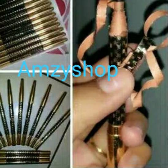 ➴ Pensil Alis Tarik Celak Benang Mas Wanita / Pensil Alis Kupas Eyebrow Simple Celak Mata Hitam Cokl