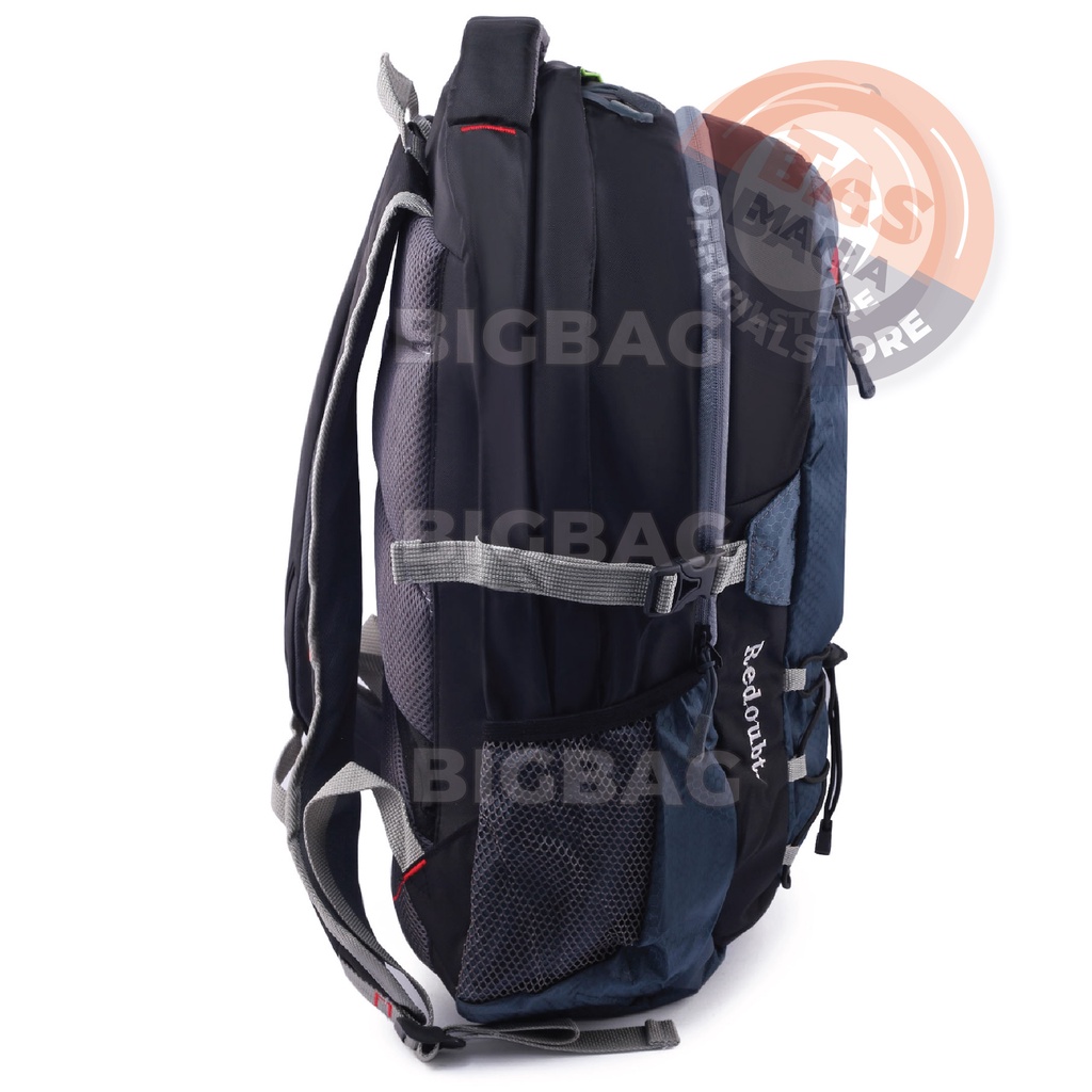 PTS Tas Ransel Outdoor Pria Gear Bag 13152 - REDOUBT Laptop Backpack + FREE Raincover Promo Diskon Murah Tas Laptop Kerja Kantor Kuliah Anti Air Fashion Pria Outdoor Termurah Terlaris Best Seller