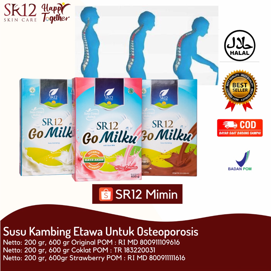 

GOMILKU SUSU KAMBING ETAWA OSTEOPOROSIS - SUSU OSTEOPOROSIS UNTUK LANSIA - SUSU UNTUK TULANG DEWASA - SUSU TULANG - SUSU UNTUK TULANG