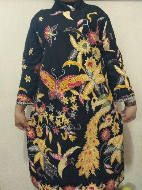 Tunik Batik Wanita Motif Hitam Manis