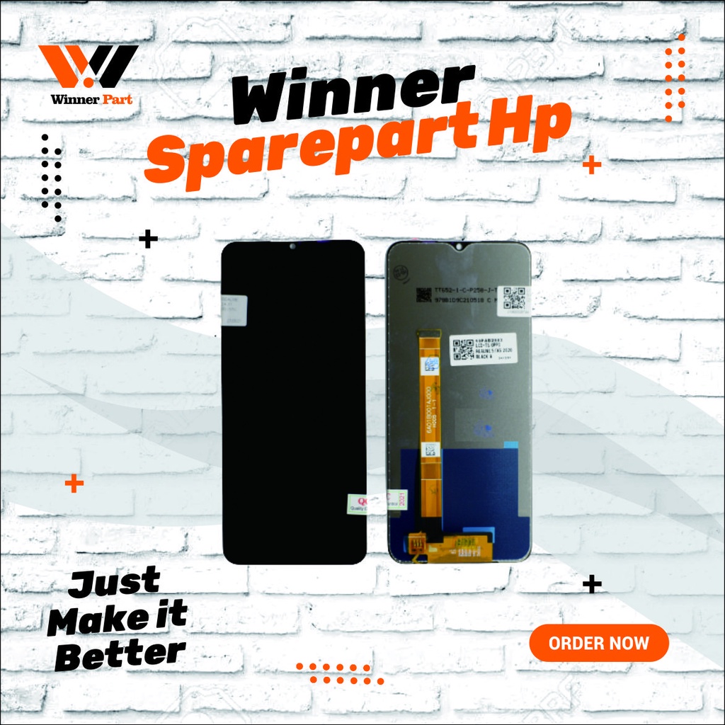 LCD Rlm 5 / Oppo A5 2020 / Oppo A9 2020 Fullset Bergaransi