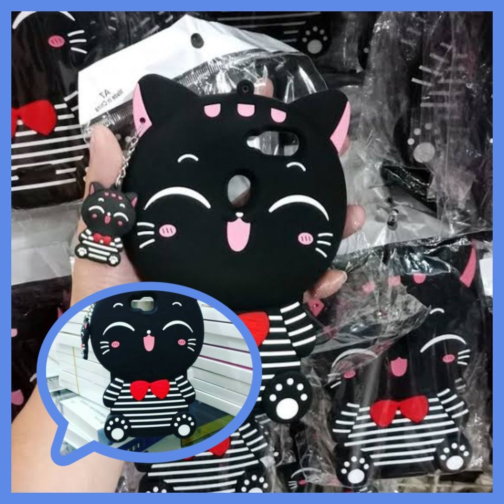 CASE KARAKTER LUCU 4D KUCING OPPO A31 NEW F9 F1S A5 2020 A9 2020 F1 A33 A37 A83 A3S A1K