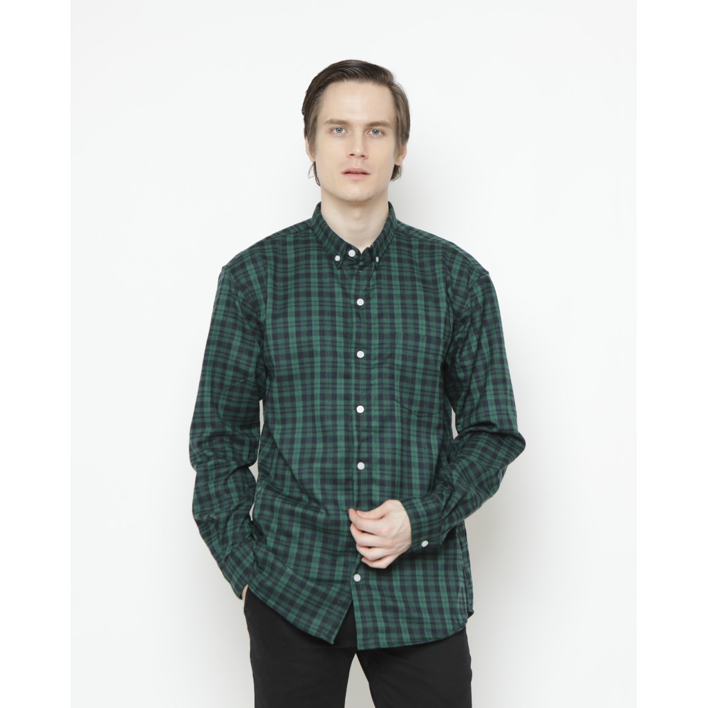 

Erigo Flannel Defras Green