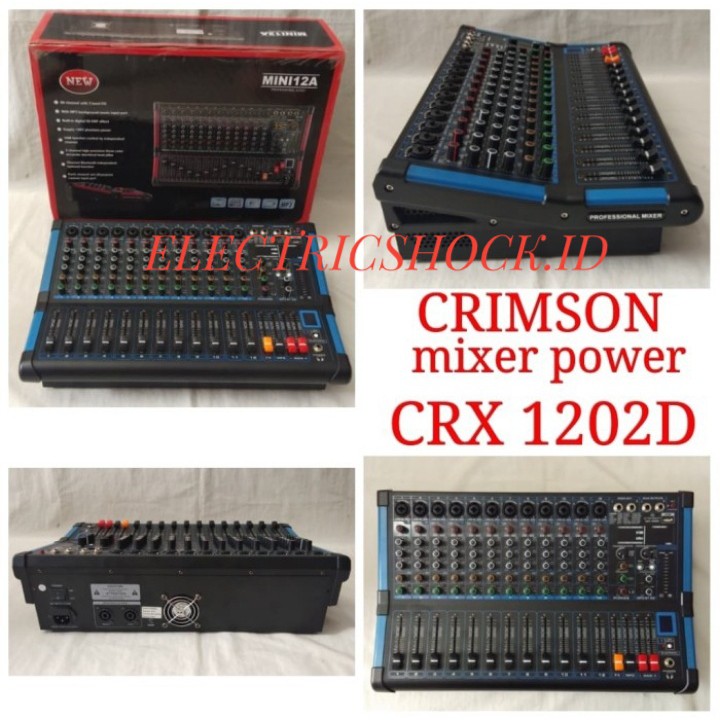 POWER MIXER AUDIO CRIMSON CRX 1202D