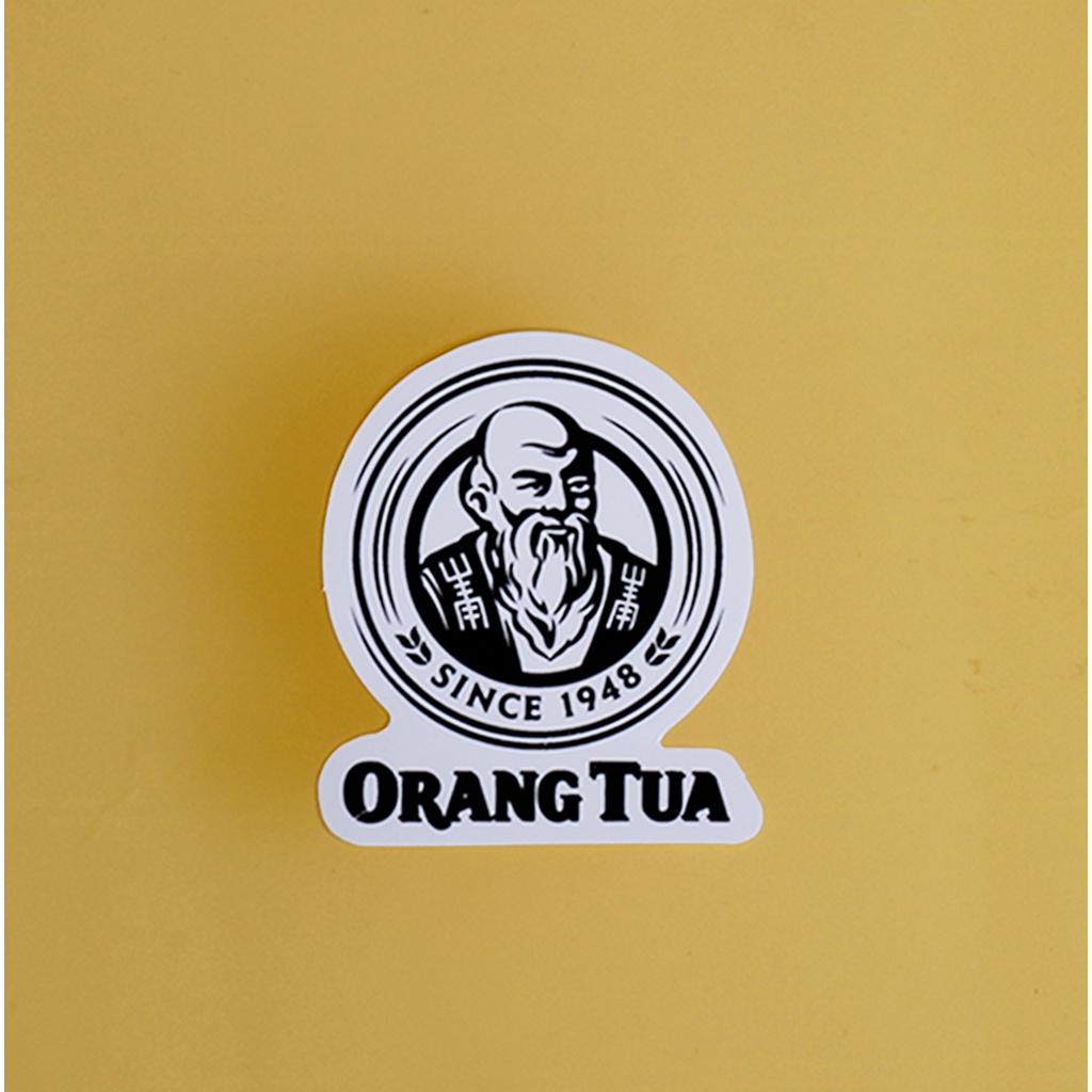 STIKER GRAFTAC - ORANG TUA - STIKER AESTHETIC LAPTOP, AKSESORIS HP, ANTI AIR, MOTIF,HELM.